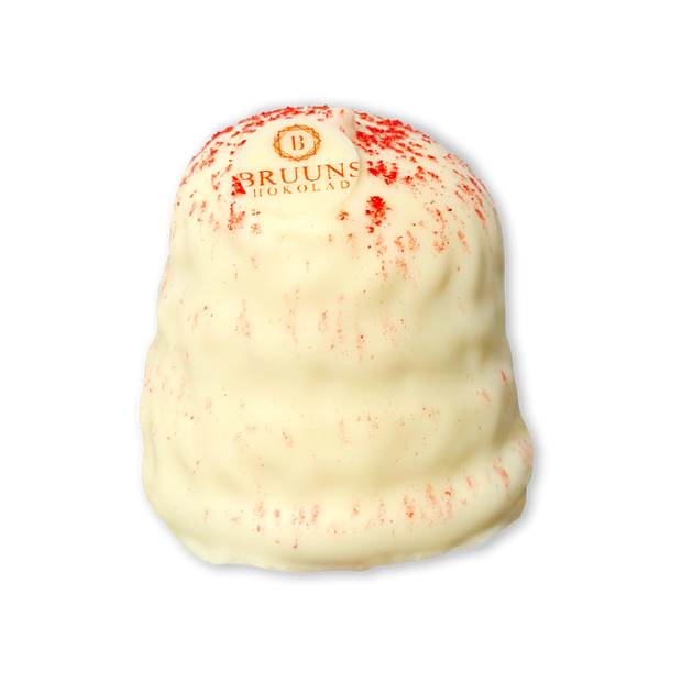 Flødeboller m. Hindbær