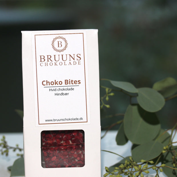 Choko Bites m. Hindbær