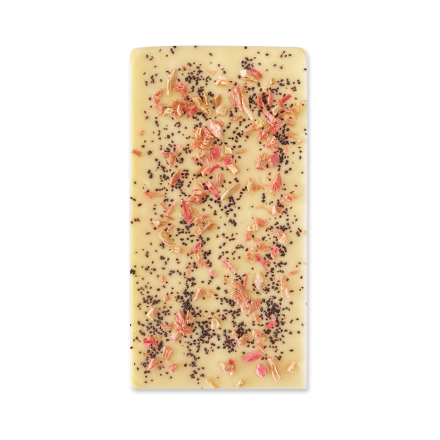 Chokoladeplade m. Rabarber og lakrids